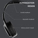 SOMIC MS300 Wireless bluetooth Headphones CVC8.0 Noise Reduction 40MM Drivers AUX-In 1000mAh Adjustable Head-Mounted Sports Music Headset with Mic