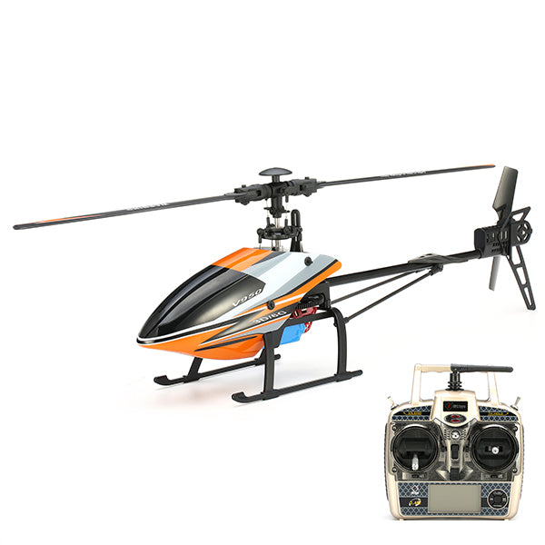 WLtoys V950 - 2.4G 6CH Brushless Flybarless RC Helicopter with 3D6G System RTF - Ideal for Hobbyists and Enthusiasts