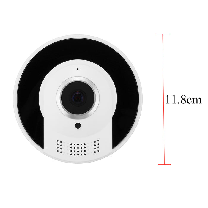 360-Degree Panoramic Camera - Wifi Wireless Remote Monitoring Camcorder - Perfect for Home Security and Surveillance