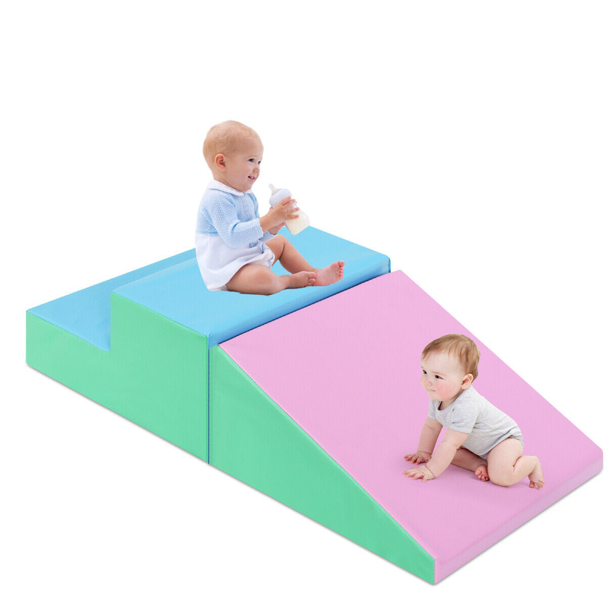 Toddler Play Set - Climb and Crawl Pink Foam Blocks - Perfect for Enhancing Motor Skills and Physical Activity among Kids