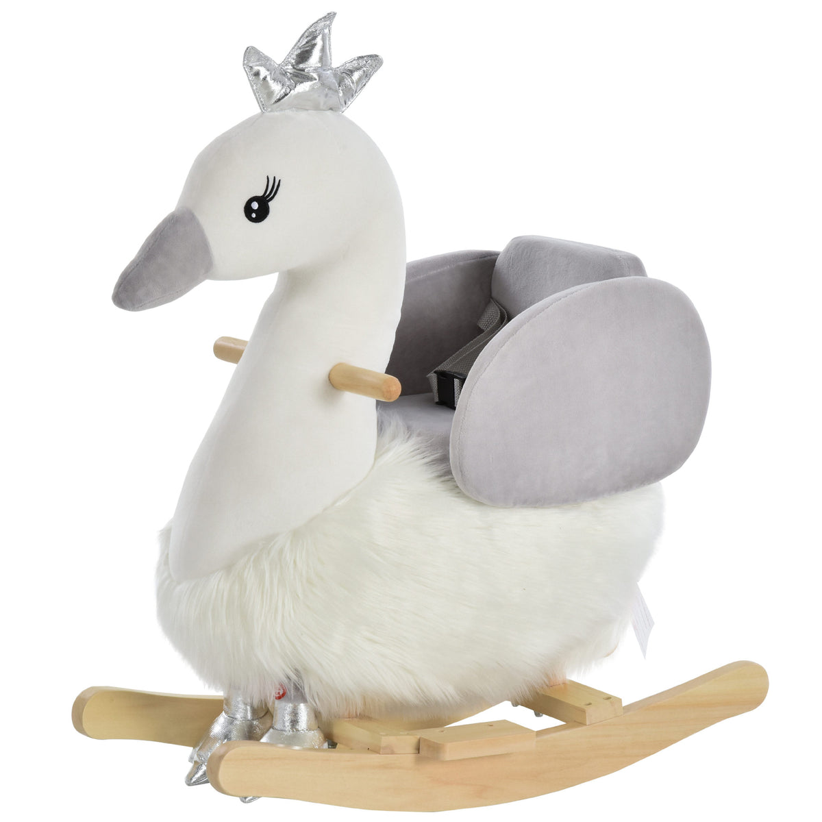 Swan Rocking Toy for Toddlers - Interactive Ride-On Animal — Shopsta UK