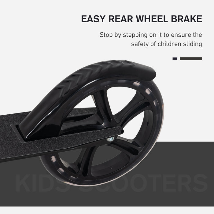 Adjustable Height Kids Scooter for 3-8 Years Old - Foldable, Rear Brake, Ride-on Toy - Ideal for Boys & Girls Outdoor Fun