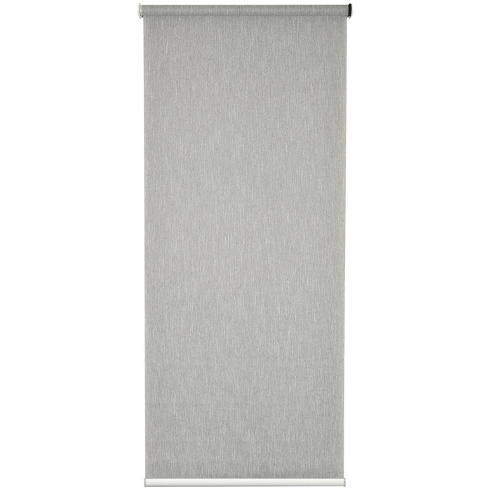 WiFi Smart Roller Blinds with UV Protection - Rechargeable Electric Shades for Home and Office, Grey, 80 x 180cm - Convenient and Privacy Enhancing Window Coverings