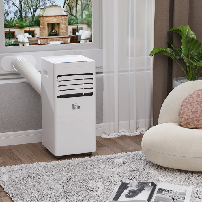 765W Portable Air Conditioner - White, with Cooling, Dehumidifying, Ventilation Functions & Remote Control - Ideal for Home Climate Control