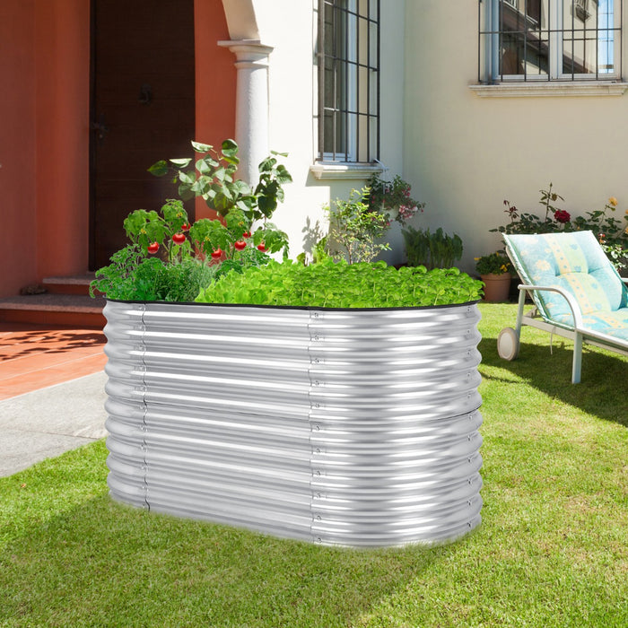High Grow Straight - Elevated Planter Box Kit with Open Bottom Feature - Ideal for Garden Enthusiasts and Space Saving Planting Solutions