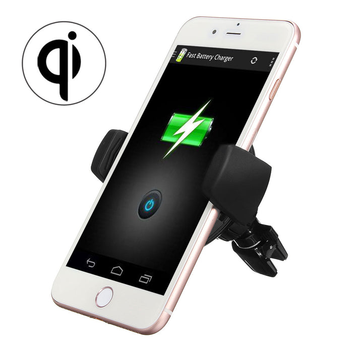Samsung S8 S7 Compatible - Qi Wireless Air Vent Car Mount Charger Dock Holder - Designed for Easy Charging on the Go