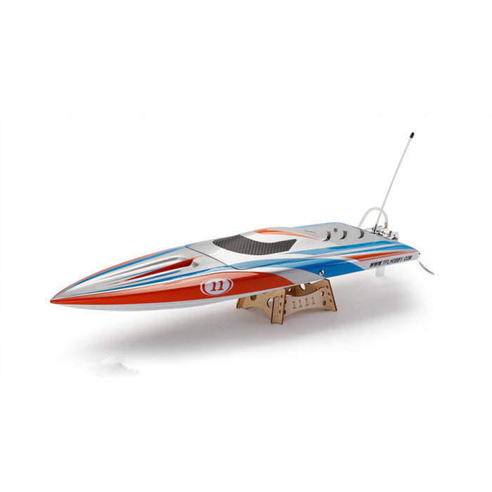 TFL Hobby 1111 Rocket FSR-OF - 65cm Racing Boat with 2958/2881KV Brushless Motor & 70A ESC Fiberglass - Ideal for RC Boat Enthusiasts