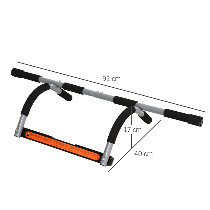 Doorway Pull-Up Bar - Home Gym Strength Training Equipment for Upper Body Workouts - Ideal for Home Fitness Enthusiasts