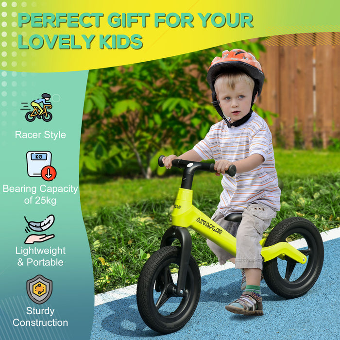 Balance Bike for Toddlers - Adjustable Seat & Handlebars, PU Wheels, No-Pedal Design - Perfect for Kids Aged 2.5 to 5 Years, Supports up to 25kg