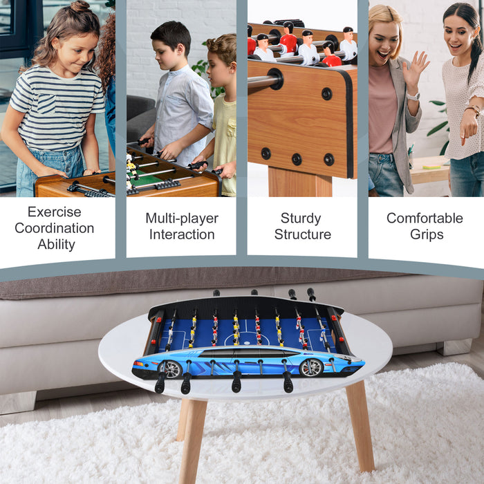 Compact 2ft Indoor Foosball Table - Arcade-Style Football Game for Home and Bars - Perfect for Game Rooms and Recreational Events