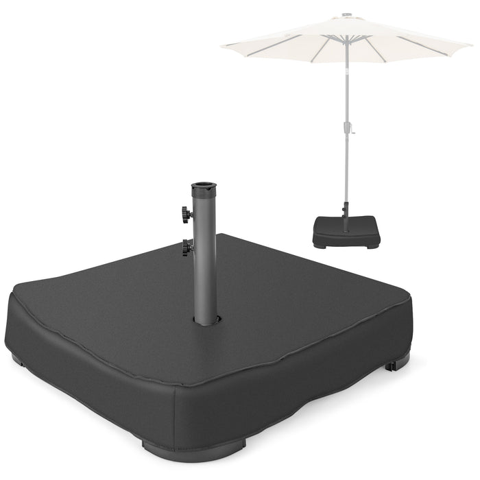 90 KG - Large Patio Umbrella Base with Sandbags for Outdoor Use - Ideal for Holding Large Outdoor Umbrellas Securely