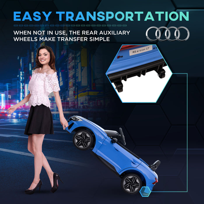 Audi Official Kids' Electric Ride-On Vehicle - 12V Battery-Powered Car with Suspension, LED Lights & Music - Remote-Controlled Toy for Safe & Fun Play