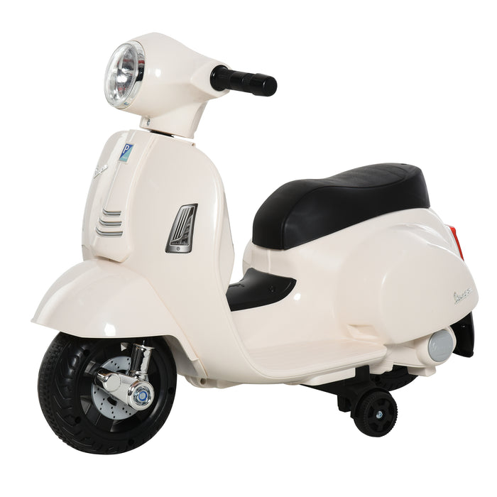 Vespa Licensed Electric Trike for Toddlers - 6V Battery-Powered Ride-On Motorcycle with Headlight & Horn - Ideal for Kids Aged 18-36 Months