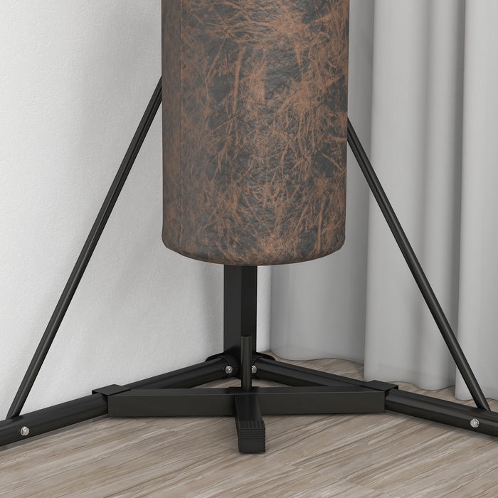 Foldable Heavy Bag Stand - Adjustable Freestanding Punching Bag Rack for Speed & Heavy Bags - Ideal for Home Fitness & Gym Training