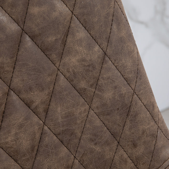 Adjustable Retro Bar Stools Set of 2 - Upholstered Swivel Kitchen Chairs with Backs - Ideal for Coffee Bars and Home Seating Solutions