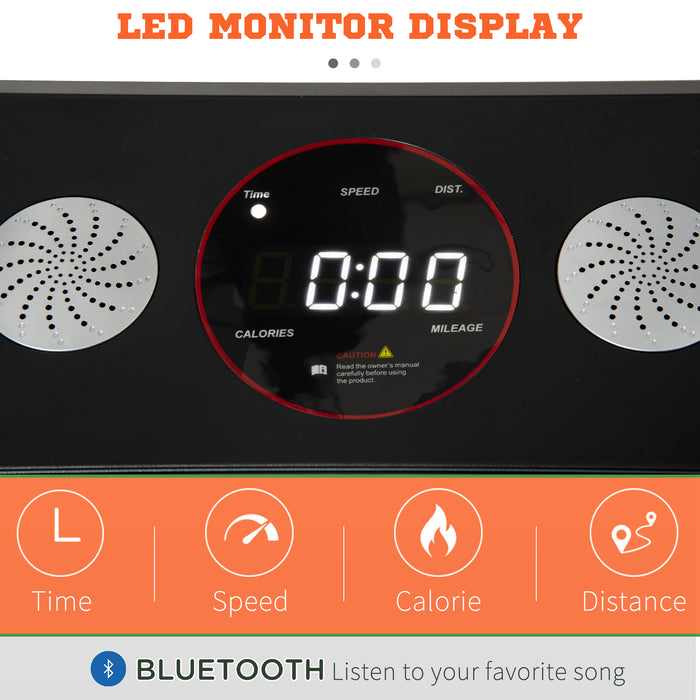 Home & Office Foldable Treadmill - Aerobic Walking Exercise Machine with LED Display - Ideal for Fitness Enthusiasts and Space-Conscious Individuals