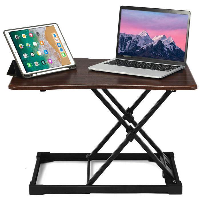 Desk Riser - Height Adjustable with Easy Lift Feature - Ideal for those seeking Improved Ergonomics at Work