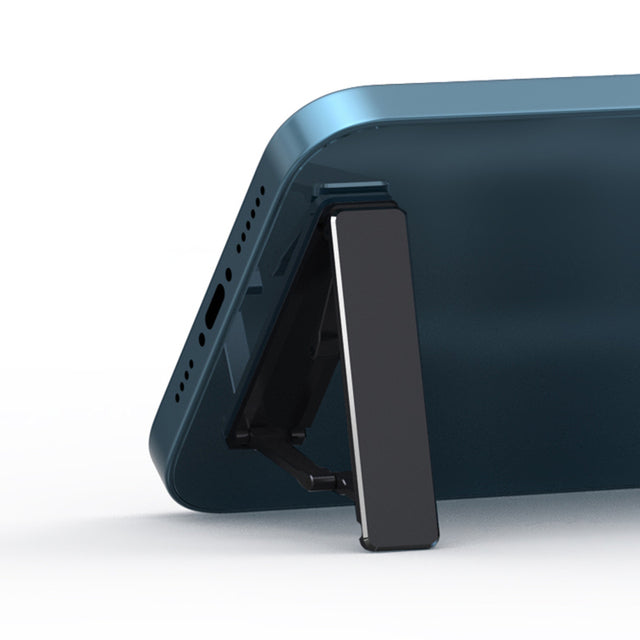 Aluminum Alloy Mini Invisible Stand - Foldable Phone Holder, Universal Back Sticker Bracket - Ideal for iPhone 14/13 Pro, Xiaomi 13, Samsung Users
