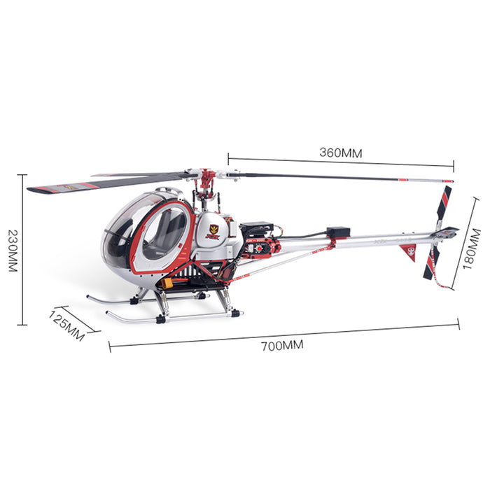 JCZK 300C-PRO 470L - 6CH Scale RC Helicopter with DFC, GPS Hover & One-Key Return - Ideal for Beginners, Comes with AT9S PRO Transmitter