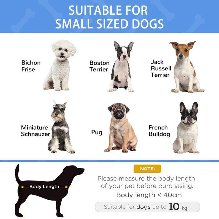 Elevated Dog Bed with Inclined Headrest - Durable Mesh Fabric, Non-Slip Feet, Easy Clean - Ideal for Small Breeds, 80x59x26 cm