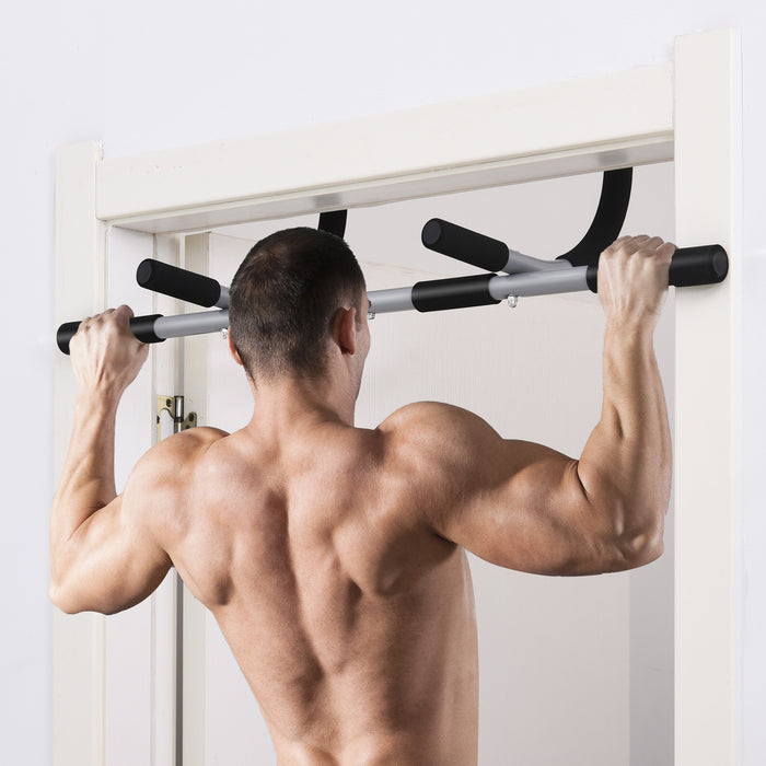 Doorway Pull-Up Bar - Home Gym Strength Training Equipment for Upper Body Workouts - Ideal for Home Fitness Enthusiasts