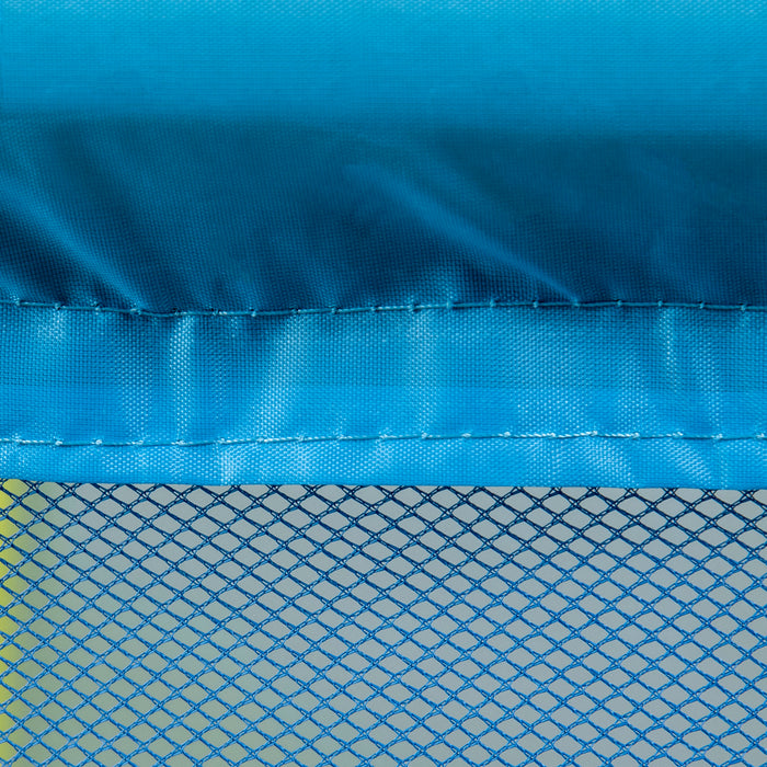 Kids Trampoline with Safety Enclosure - 140 cm Indoor Bouncer for Ages 1-6, Blue - Fun and Secure Jumping Gym for Children