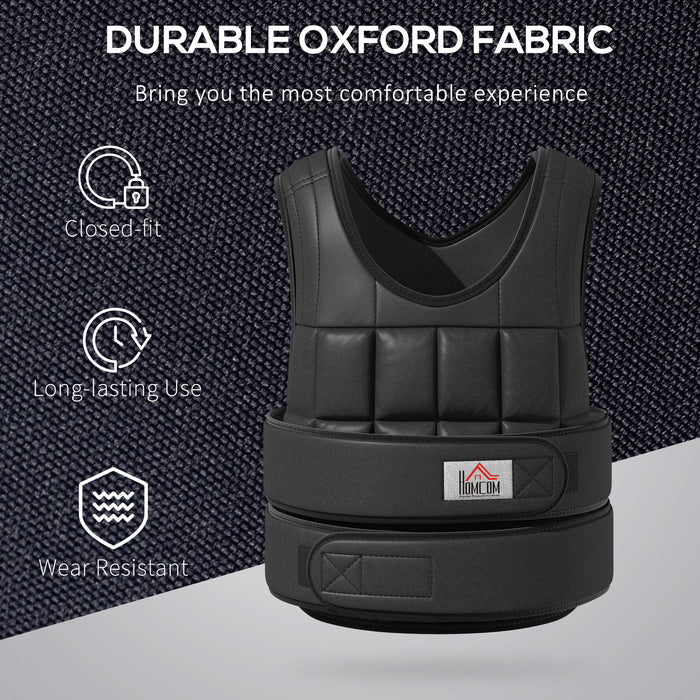 Adjustable 15kg Metal Sand Weight Vest - Durable Training Gear for Fitness Enthusiasts - Ideal for Resistance Workouts and Strength Training