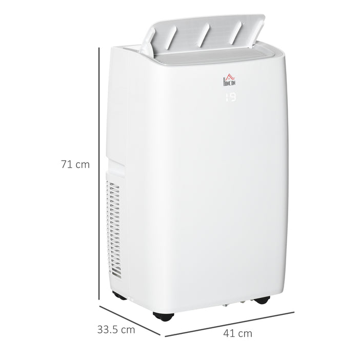 12,000 BTU Portable Air Conditioner - Dehumidifier & Cooling Fan with LED Display, 24H Timer, Remote Control - Cools Rooms Up to 25m², Includes Window Mount Kit