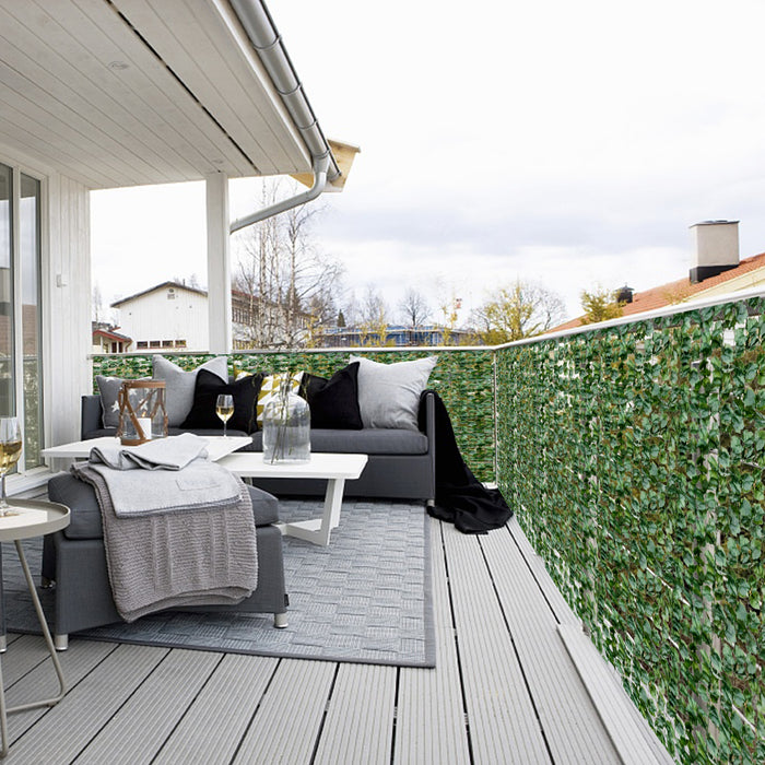 Artificial Ivy Brand - Privacy Fence Wall Screen with Zip Ties, 100X240CM Dimensions - Ideal for Adding Privacy to Outdoor Spaces