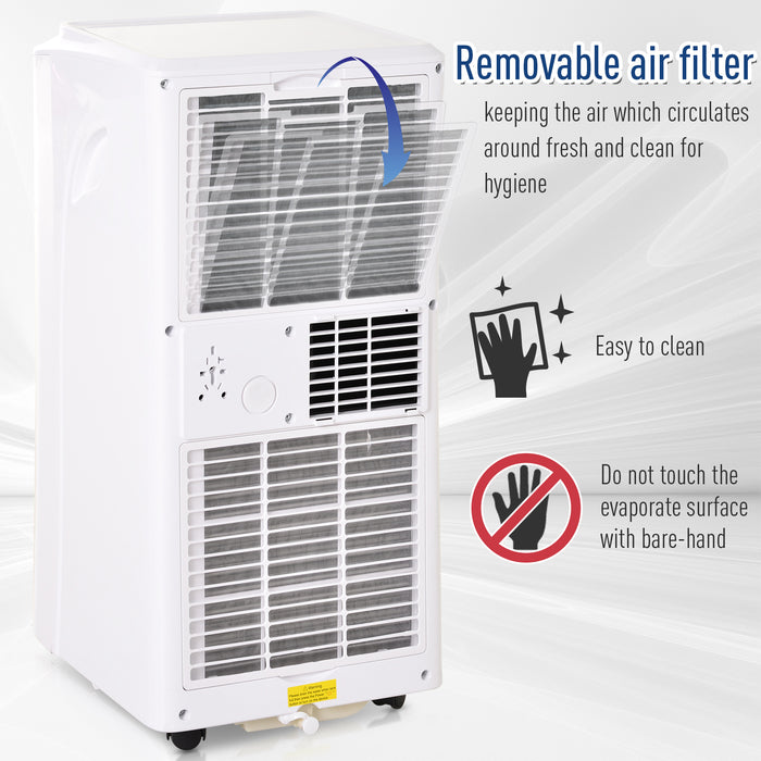 1003W Portable AC Unit - Remote-Controlled, Multi-Mode Mobile Air Conditioner with LED Display - Ideal for Cooling, Dehumidifying, Ventilating Spaces