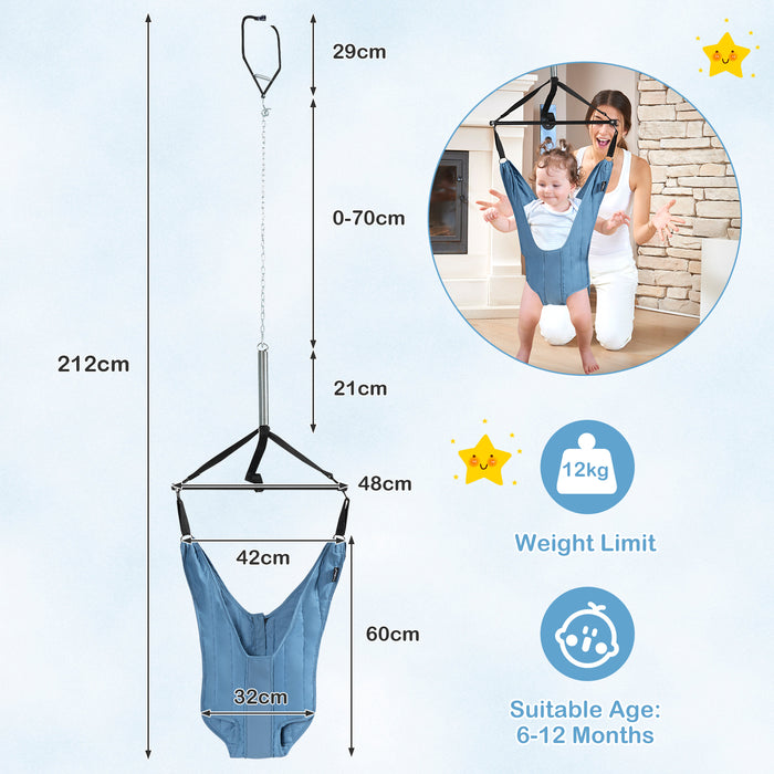 Baby Bouncer Brand - Door Jumper Swing Seat, Comfort for Infants - Ideal for Busy Parents, Helps with Baby's Entertainment and Exercise