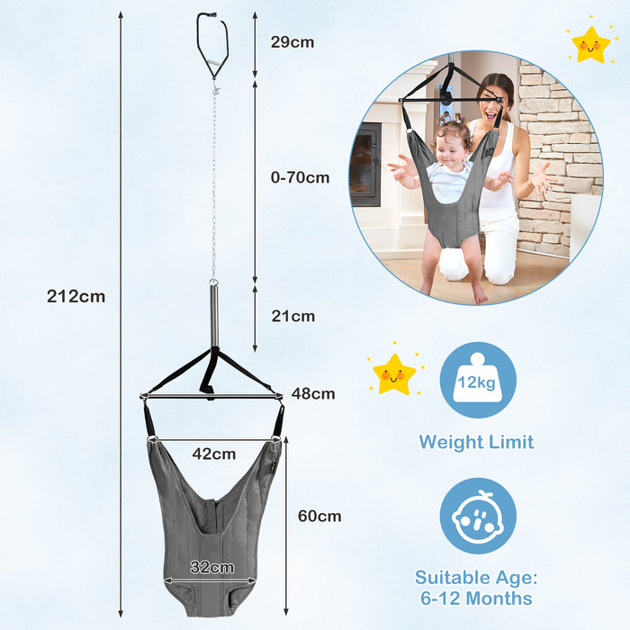 Baby Bouncer Brand - Door Jumper Swing Seat, Comfort for Infants - Ideal for Busy Parents, Helps with Baby's Entertainment and Exercise