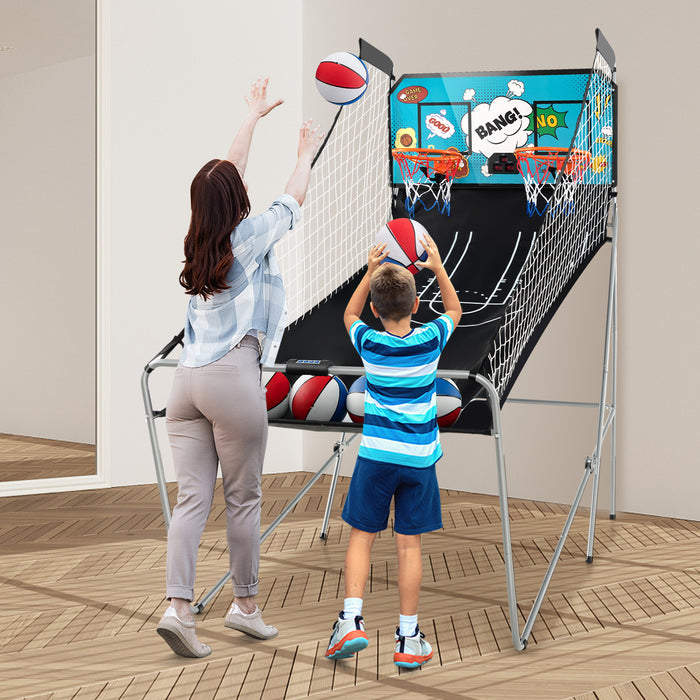 Indoor Basketball Arcade Game - 2 Player Sport Fun - Perfect for Friendly Competitive Games