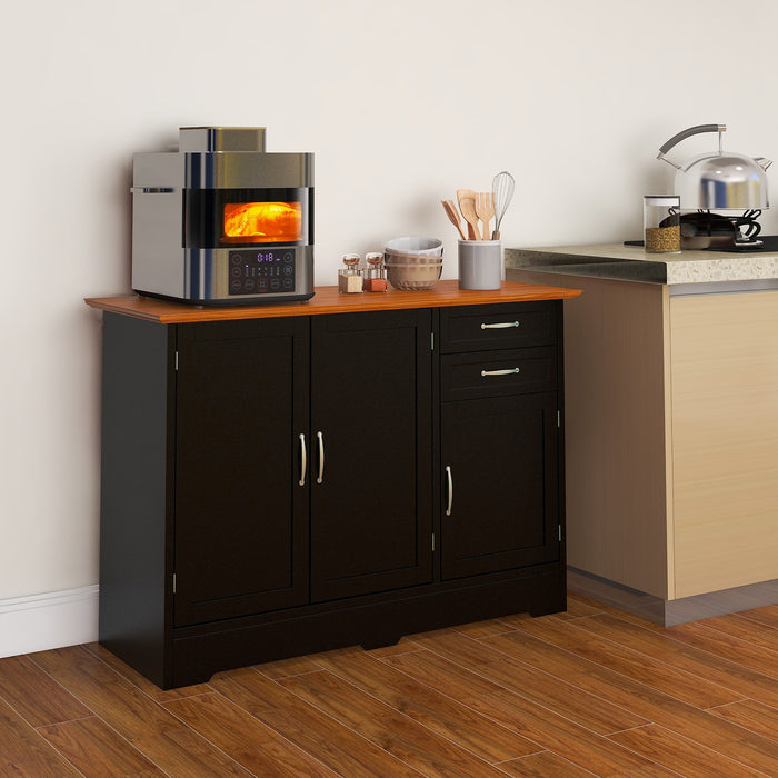 Contemporary Kitchen Sideboard - Storage Cabinet with Customizable Shelves and Drawers - Ideal Solution for Space-Saving and Organization