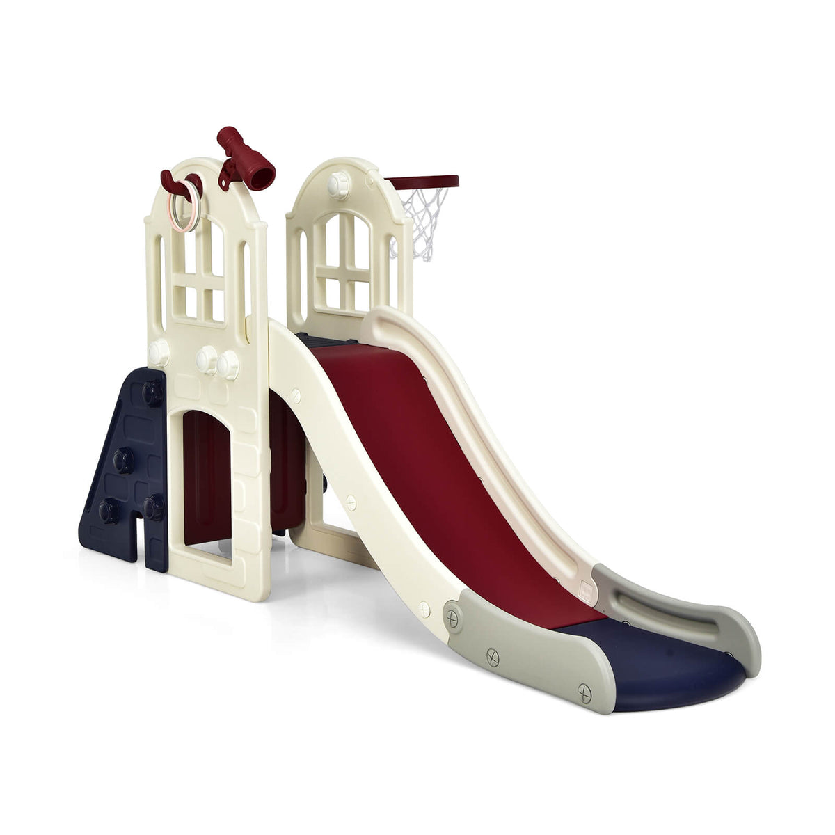 Toddler Scramble & Slide Playset, Model 6-In-1 - Blue Climbing Adventure for Kids - Ideal Solution for Toddlers' Indoor & Outdoor Physical Play Needs
