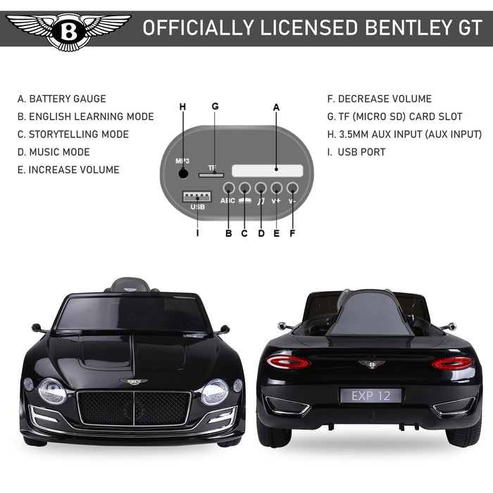 Bentley 6V Electric Ride-On for Kids - Luxurious Battery-Powered Car with PP Construction - Ideal for Young Drivers and Car Enthusiasts