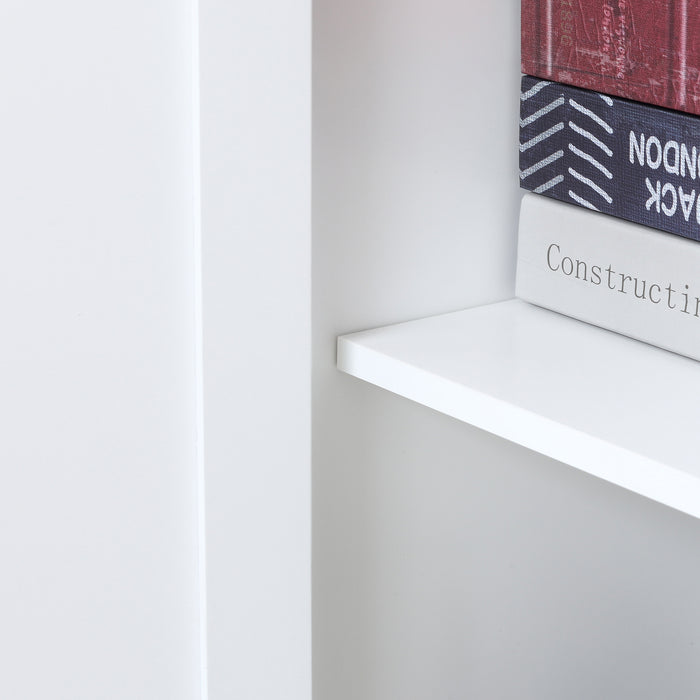 Adjustable Shelf Accent Floor Cabinet - Spacious Kitchen Pantry Storage, White - Ideal for Organizing Cookware and Dry Goods