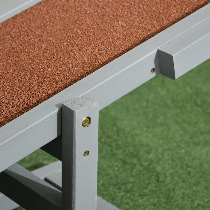 Agility Training Wooden Pet Seesaw - Large Dogs, Anti-Slip, Durable, 180cm Length - Outdoor Exercise and Play Equipment for Canine Fitness