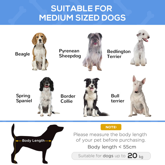 Elevated Dog Bed with Angled Headrest - Medium Size, 106x81x33cm, Washable Mesh Fabric & Non-Slip Feet - Comfortable Sleeping Solution for Dogs