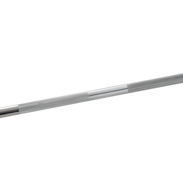 Weight Lifting Barbell Bar 5cm - Solid Steel with Anti-slip Grip & Spring Collars - Ideal for Home Gym & Fitness Enthusiasts