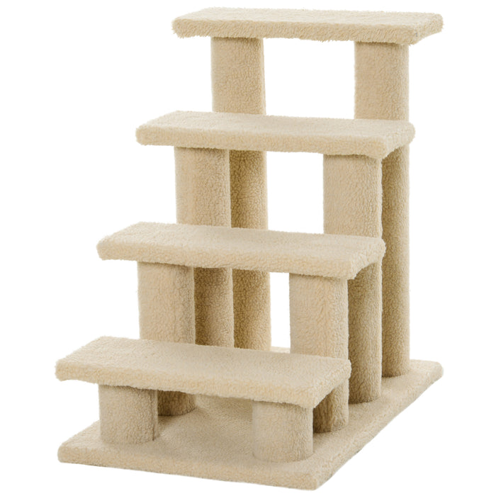Cat Tree with Easy Steps Ramp - Staircase-Style Climbing Ladder for Felines - Fun and Accessible Pet Furniture for Climbing and Exercise
