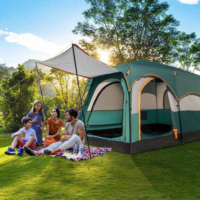 Camping Tent for 6 People - Two-Room Divider for Privacy, Perfect for Hiking and Camping - Ideal Product for Outdoor Enthusiasts