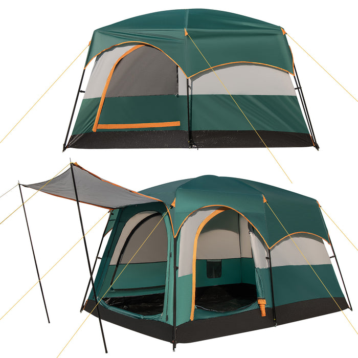 Camping Tent for 6 People - Two-Room Divider for Privacy, Perfect for Hiking and Camping - Ideal Product for Outdoor Enthusiasts
