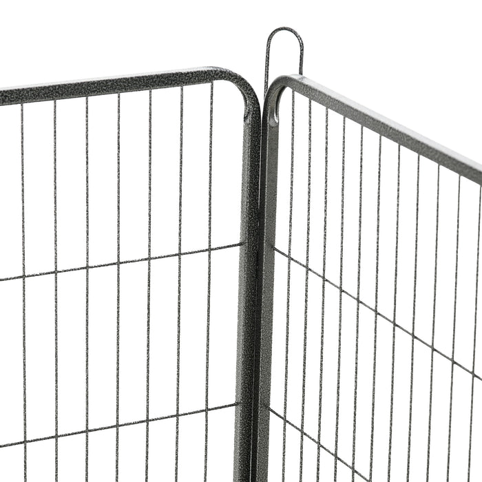 Heavy Duty 16-Panel Dog Playpen with Dual Entries - Portable Indoor/Outdoor Puppy Enclosure, 60cm Height - Ideal for Safe Pet Play & Training