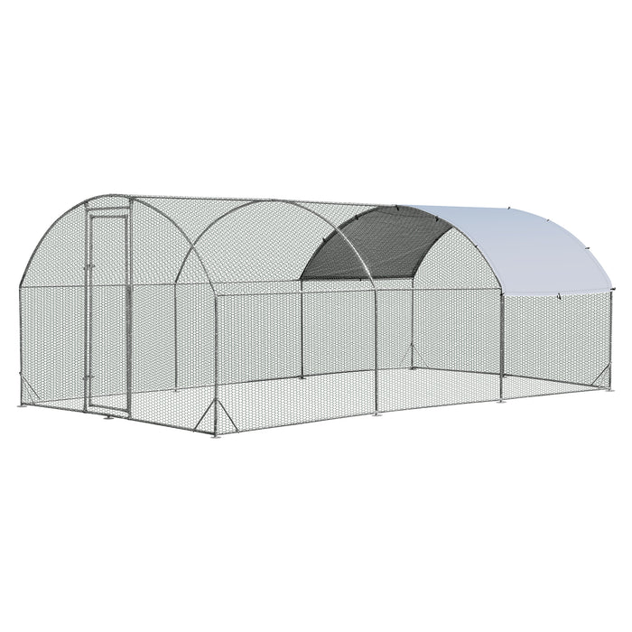 Backyard Farm Chicken Coop - Water and Sun Protective Cover Included - Ideal Shelter for Chickens