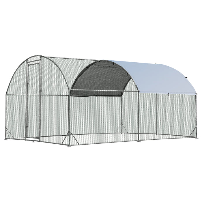 Backyard Farm Chicken Coop - Water and Sun Protective Cover Included - Ideal Shelter for Chickens