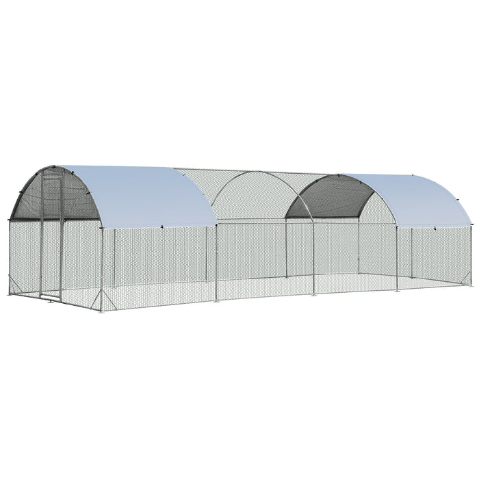 Backyard Farm Chicken Coop - Water and Sun Protective Cover Included - Ideal Shelter for Chickens