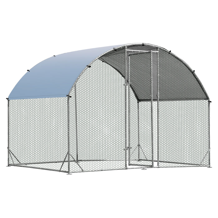 Backyard Farm Chicken Coop - Water and Sun Protective Cover Included - Ideal Shelter for Chickens