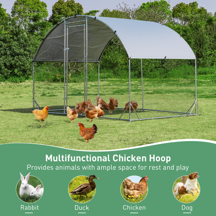Backyard Farm Chicken Coop - Water and Sun Protective Cover Included - Ideal Shelter for Chickens