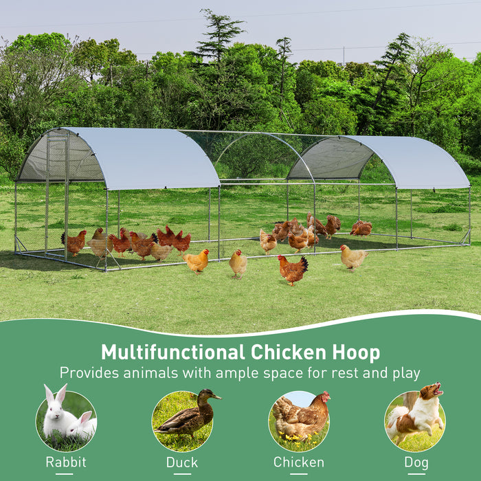 Backyard Farm Chicken Coop - Water and Sun Protective Cover Included - Ideal Shelter for Chickens